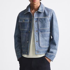 Sold out Men’s leather jacket from Zara. Never worn. NWT